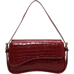 Shoulder Bag for Women Dark Red